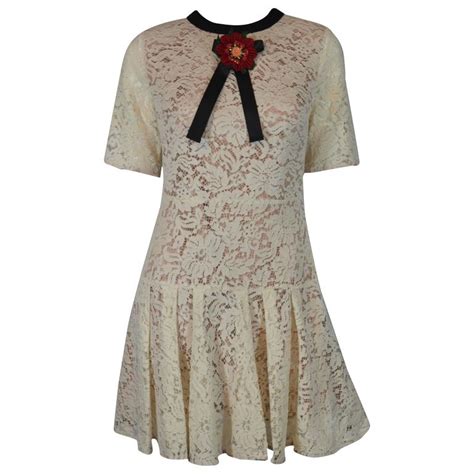 gucci red lace dress|lace gucci mid length dress.